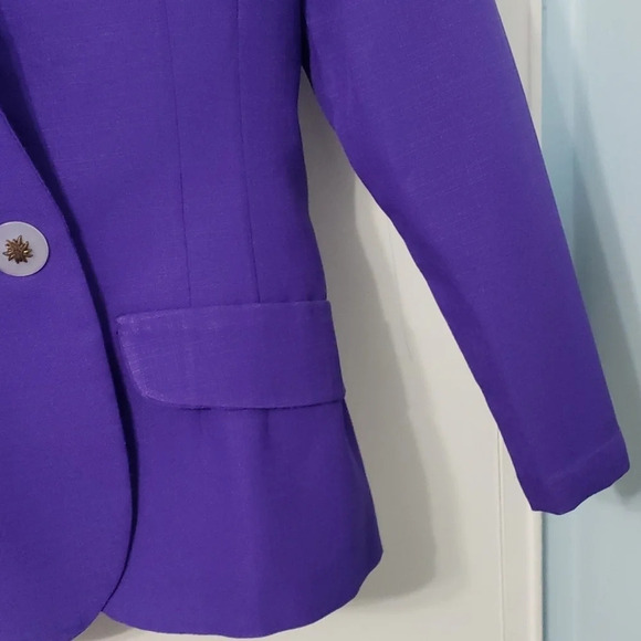 Vintage Purple Blazer - Picture 8 of 13